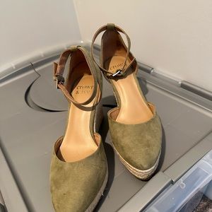 Sage Green Espadrille Sandals